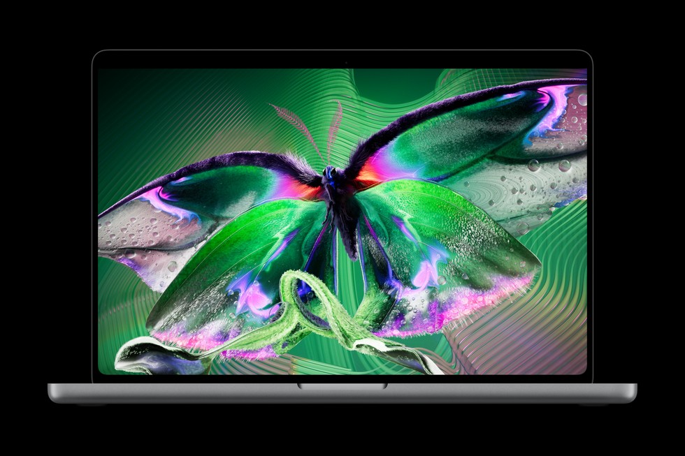 Máy tính xách tay MacBook Pro có màn hình cảm ứng đầu tiên của Apple. (Ảnh: Apple) Media